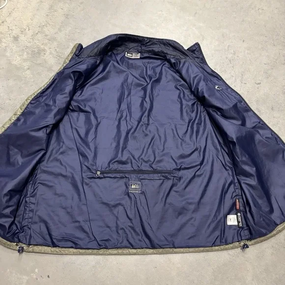 REI Pertex Quantum Primaloft Vest Men's Polyester Blue/Khaki Size‎  XL Outerwear - Picture 5 of 11